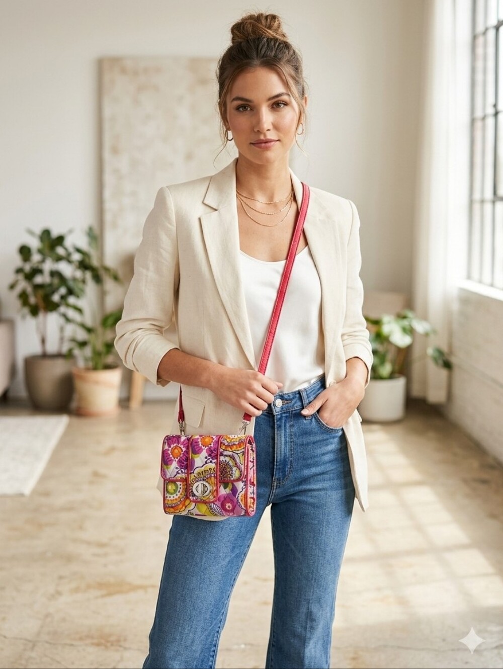 Vera Bradley Mini Turn-lock Crossbody Bag - Picture 4 of 13